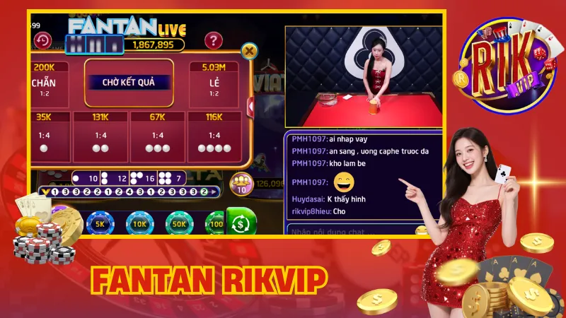 Fantan Rikvip – Siêu Phẩm Chơi Dễ Thắng Thưởng Lớn Liền Tay 1 Fantan Rikvip