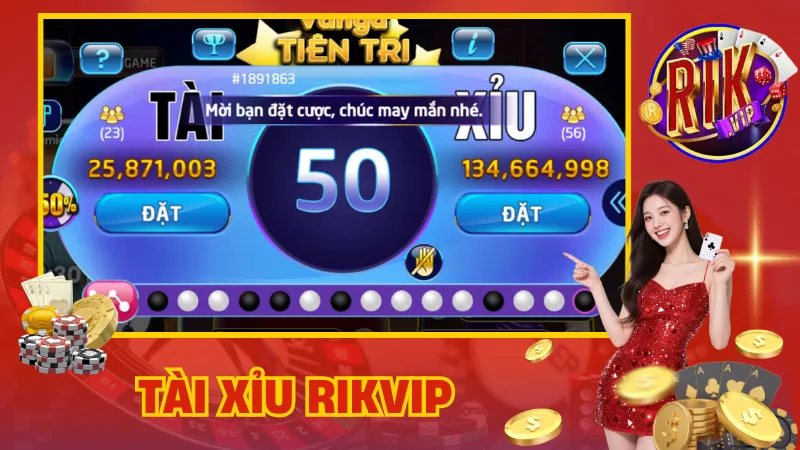 Tài Xỉu Rikvip – Lắc Là Thắng, Cược Là Trúng Tiền Tỉ 1 Tài Xỉu Rikvip